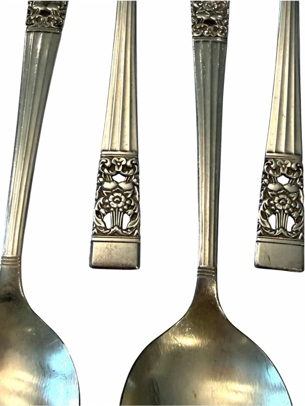 Vintage 1936 Oneida Coronation Community Silverplate Flatware Set of 35 Pieces